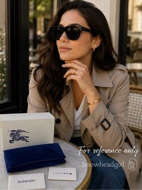 Burberry OBE4445U Black Shield Sunglasses 53mm Made in Italy NWT